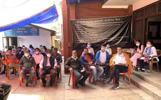 काठमाडौं उपत्यका खानेपानी लिमिटेडका कर्मचारी आन्दोलित, प्रमुख कार्यकारी अधिकृतलाई कार्यलय प्रवेशमा रोक
