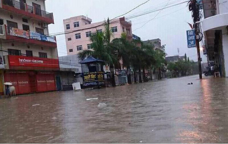 बाँकेको अधिकांश स्थानीय तह डुबान,राहतको व्यवस्थापन