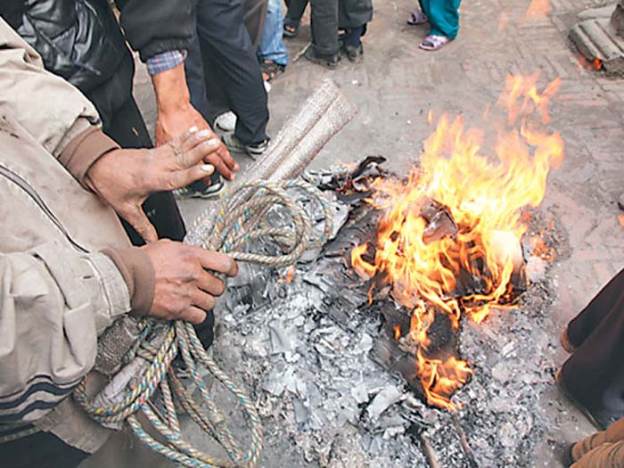 चिसोले जुम्लाको जनजीवन प्रभावित, तापक्रम माइनस चार डिग्री सेल्सियस