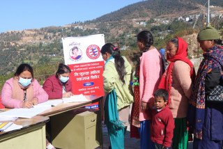 ग्लोबल आइएमई बैंक लिमिटेडले आफ्नो १६औँ वार्षिकोत्सवको उपलक्ष्यमा  निःशुल्क स्वास्थ्य शिविर