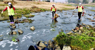 गर्मी बढेसँगै बागमतीको दुर्गन्ध बढ्यो