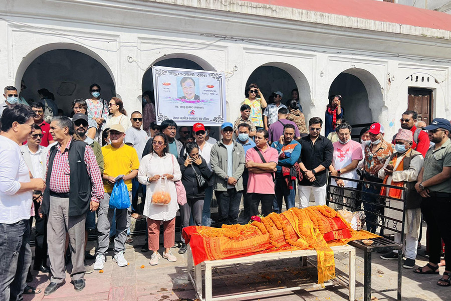 अभिनेता सानु ताम्राकारको पशुपति आर्यघाटमा अन्त्येष्टि