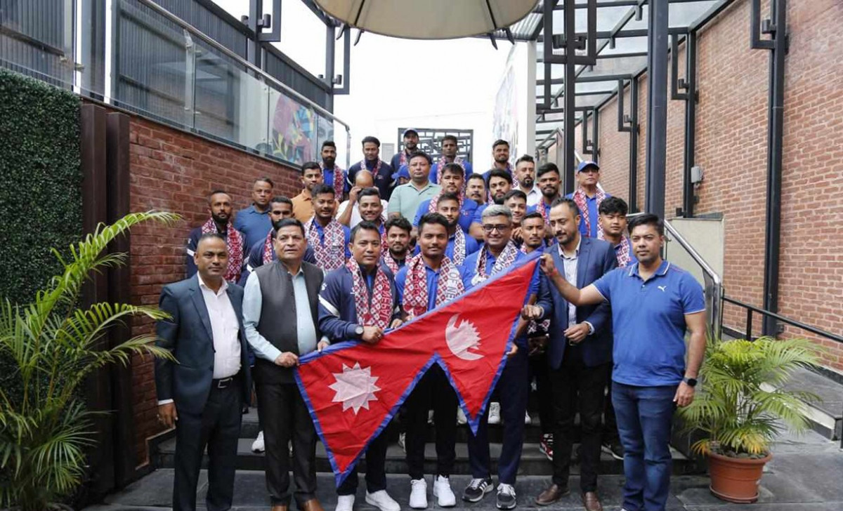 एसियाडका लागि चीन जाने नेपाली क्रिकेट टोलीको बिदाइ