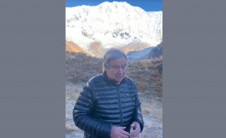 जलवायु परिवर्तनका असर हेर्न नेपालका हिमाली क्षेत्रमा आऊ : गुटेरेस