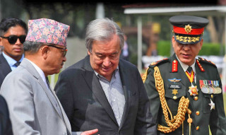 नेपाल भ्रमण पूरा गरी फर्किए महासचिव गुटेरेस