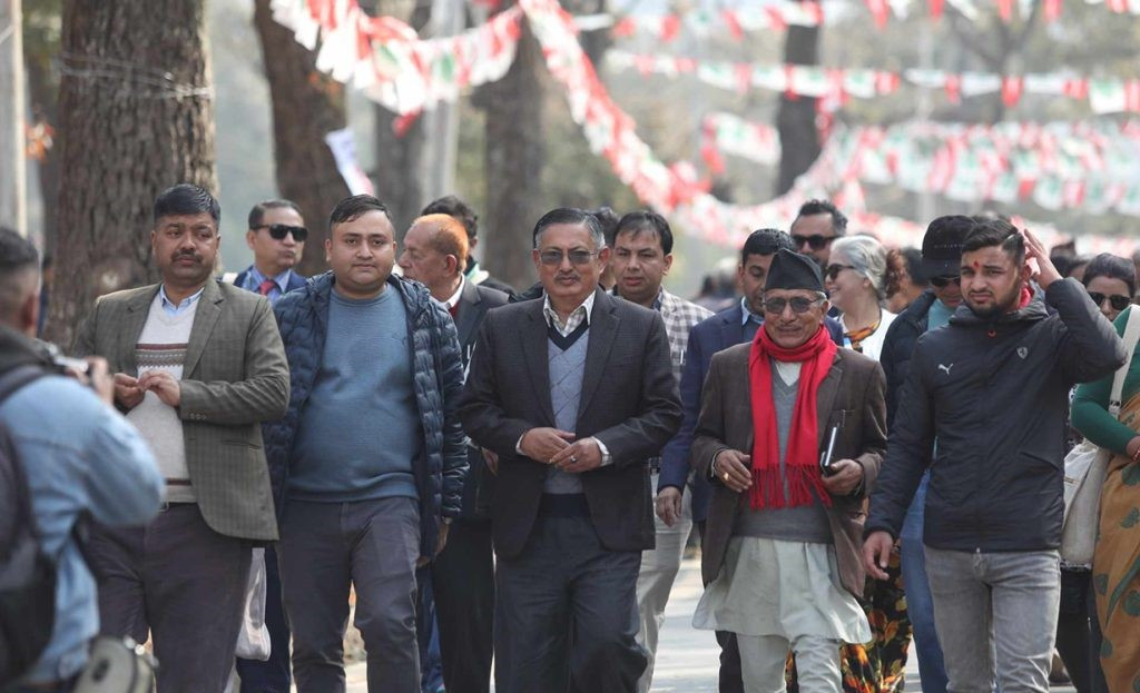 गोदावरीमा कांग्रेस नेताहरूको चहलपहल