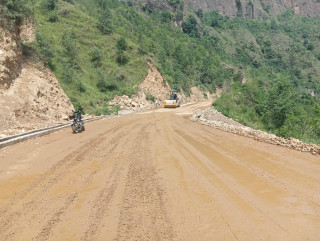 मालढुंगा–बेनी सडक कालोपत्र गर्न १३ दिन यातायात बन्द