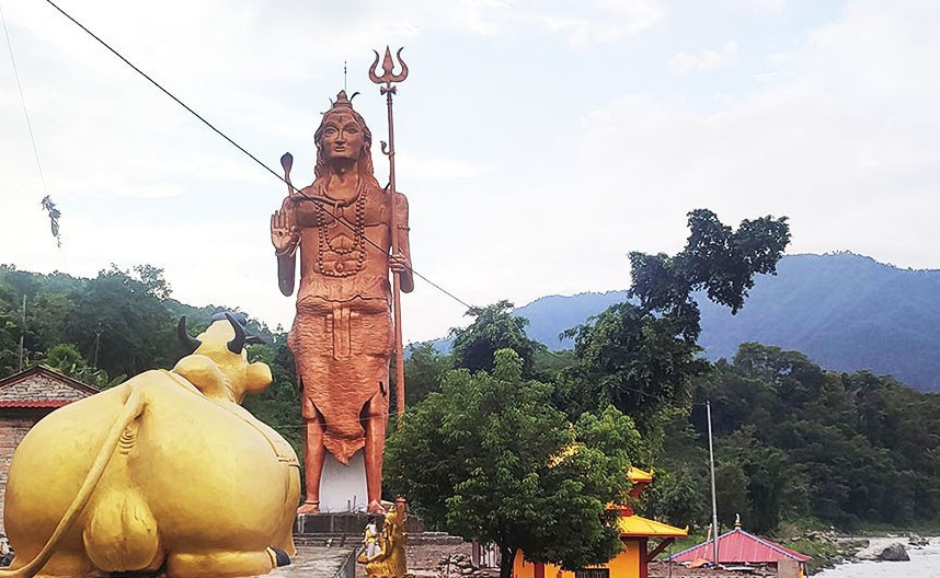 लमजुङस्थित पाउँदीमा १०८ फिट उचाइको शिद्धेश्वर महादेवको मूर्ति निर्माण सम्पन्न