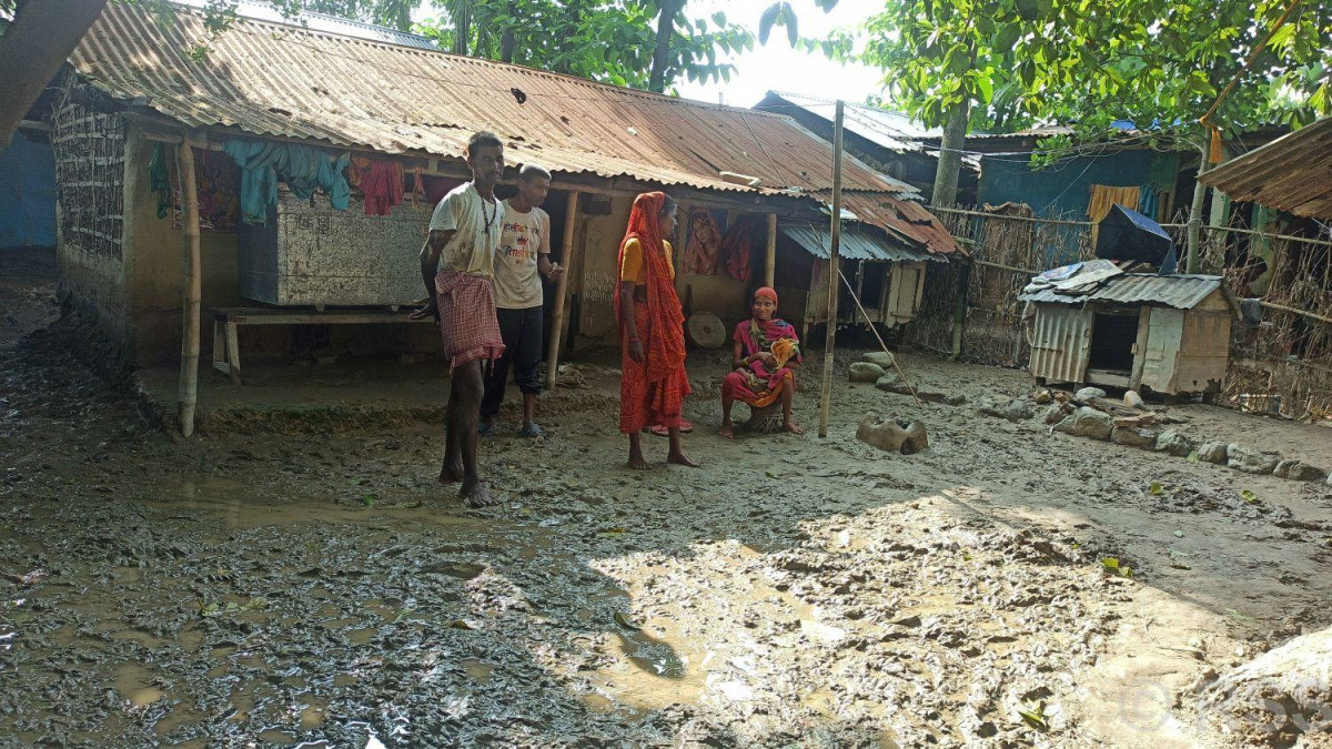 राहत सामग्री नपाएको बाढीपीडितको गुनासो