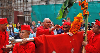 बडादशैँको सातौं दिन,आज घरघरमा फूलपाती भित्र्याइँदै