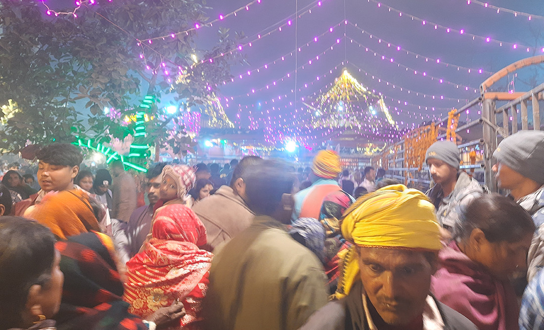 गढीमाई मेलामा दर्शनार्थीको घुइँचो, दिइयो १० हजारभन्दा बढी राँगा बलि