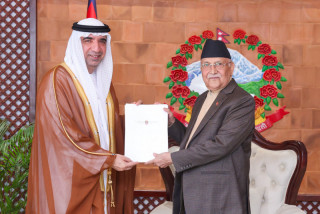 प्रधानमन्त्रीसँग युएईका राजदूतको शिष्टाचार भेट