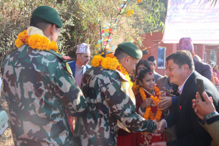 नेपाली सेनाको एकीकरण टर्च र्‍याली काठमाडौँमा
