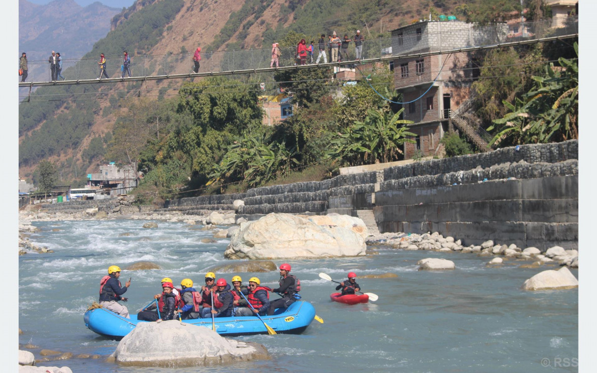 कालीगण्डकी नदीमा र्‍याफ्टिङ सञ्चालन