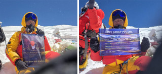 सगरमाथा आरोहण अनिता कार्कीको सफलतामा नारायण बल्लभ पन्त फाउण्डेशन र देवको ग्रुप साथ