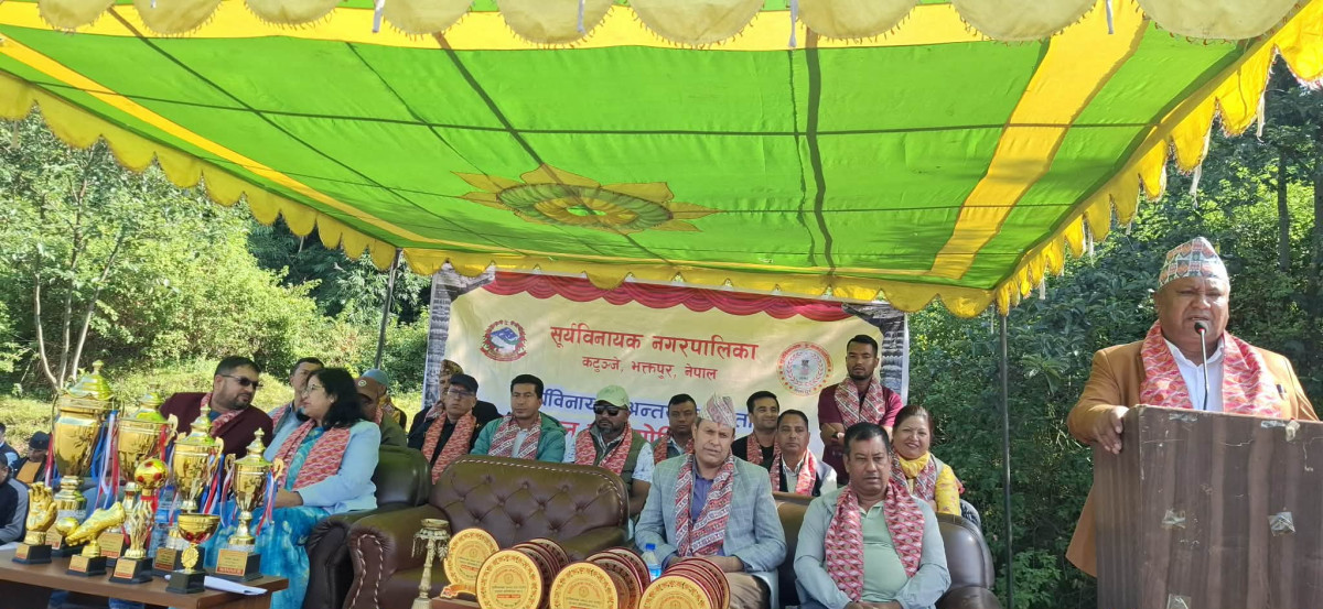 सूर्यविनायक अन्तर वडास्तरीय फुटबल प्रतियोगिता सुरु