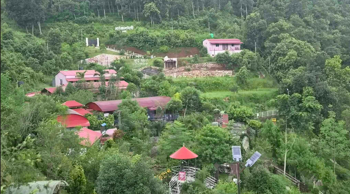 जडीबुटी उद्यान अवलोकन गर्न तनहुँको झाङ्गाझोली